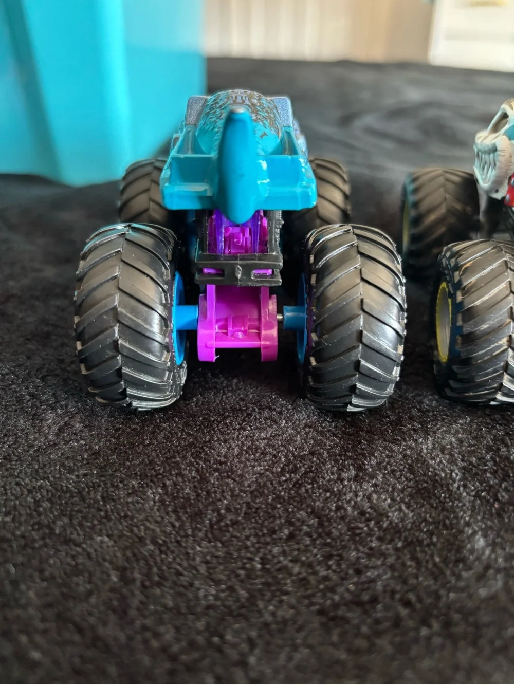 Monster Jam Trucks Hot Wheels Bundle Of 2 Mega Rex & Mutt Dalmation Play/Collect